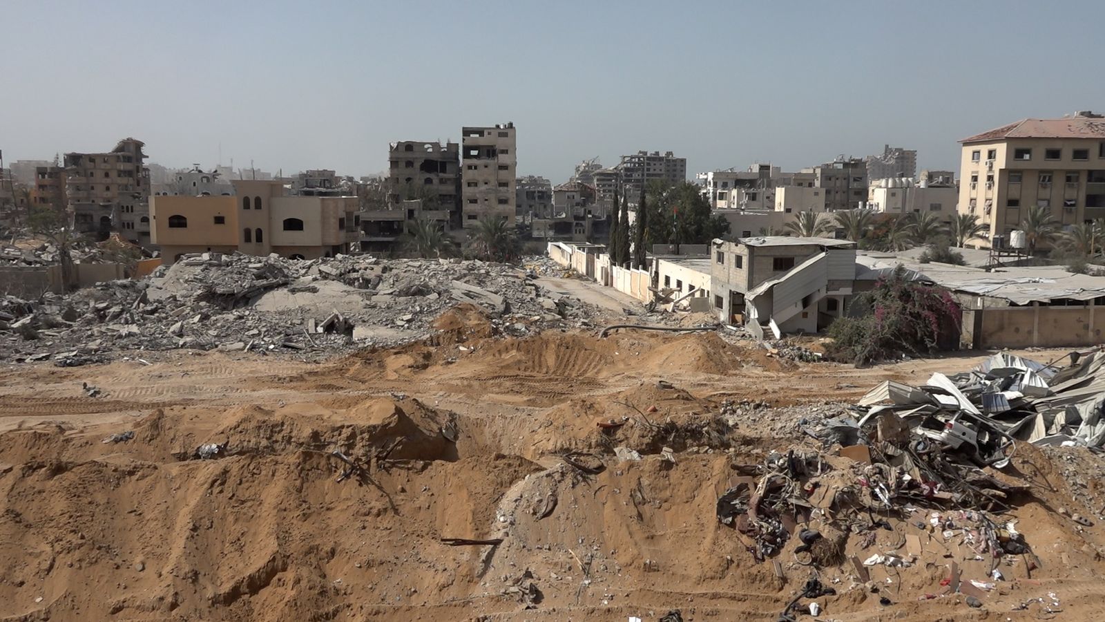 Gunfire and explosions followed by unsettling silence: Sky News reports from inside Gaza City | World News